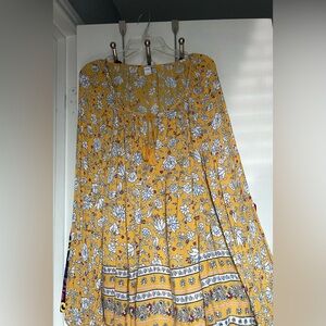 Old Navy Yellow Floral Blouse